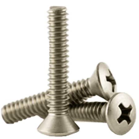 Newport Fasteners #4-40 x 5/8 in Phillips Oval Machine Screw, Plain 18-8 Stainless Steel, 1000 PK 260339-PR-1000